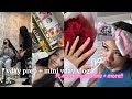 Vlog vday prep hair wax lashes outfit morning routine club  more