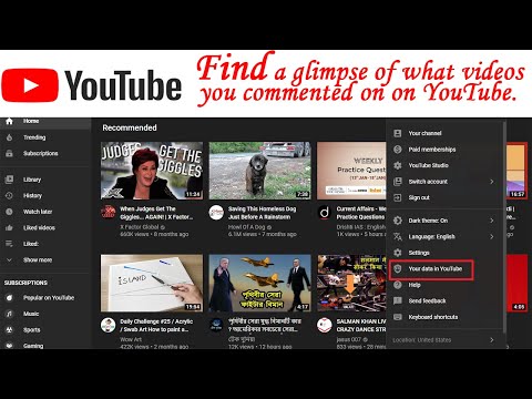 Easily find out which video you commented on on YouTube.||| Easily find-...