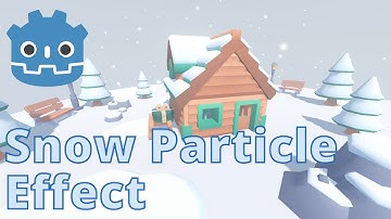 How to Make a Snow Particle Effect  - Using Godot Engine