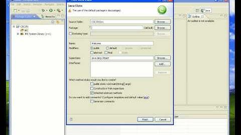 CSC151 First Eclipse Application