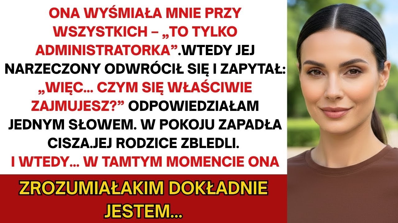 Moja siostra wyśmiała mnie przy wszystkich — wtedy jej narzeczony pobladł i rzekł: „Jesteś sędzią?”