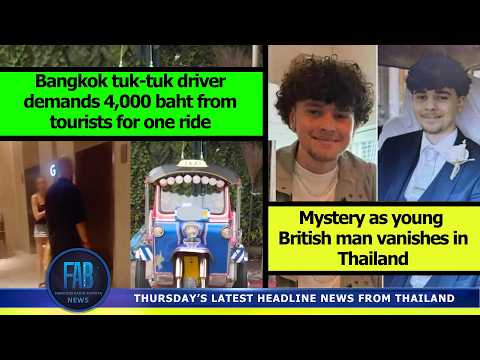 VERY LATEST NEWS FROM THAILAND in English (15 October 2026) from Fabulous Radio Pattaya