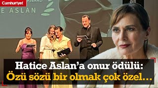 27. Uçan Süpürge Kadın Filmleri Festivali | Onur ödülü başarılı oyuncu Hatice Aslan'a verildi...