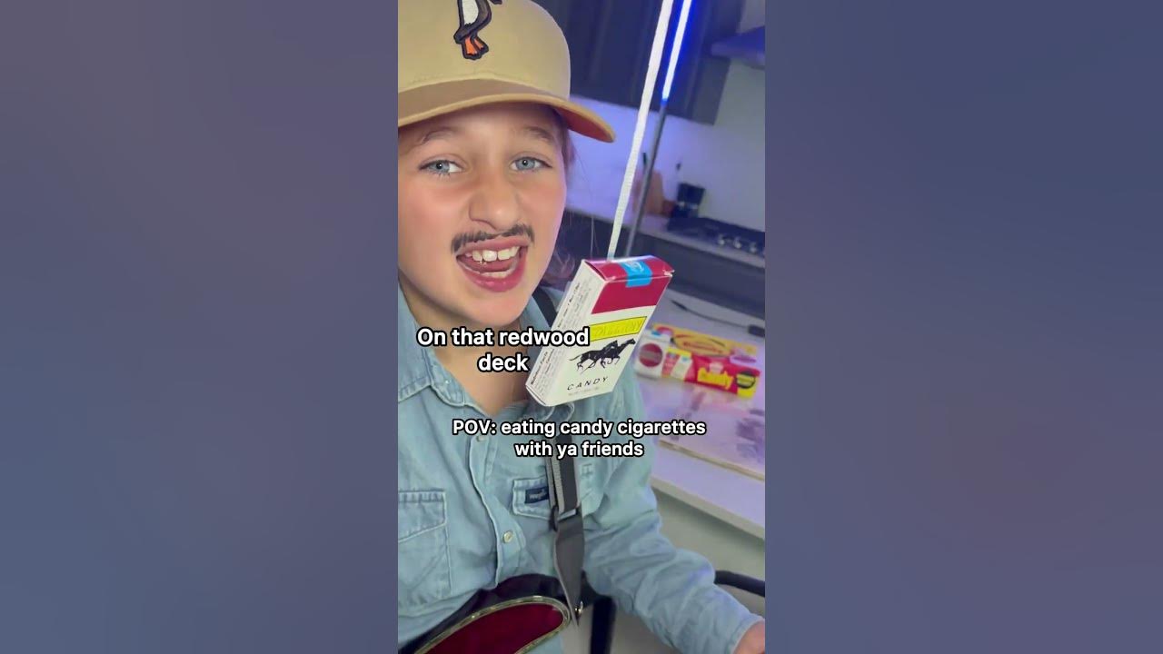 Little Morgan Wallen 20 Cigarettes 🚬, candy cigarettes 😆 #morganwallen #littlewallen