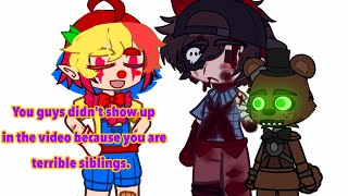 FNaF siblings dance (but It’s only siblings with Good realitionship) Old AU