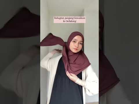 Tutorial Hijab Pashmina Menutup Dada #shorts #short #shortvideo #tiktok #tutorial