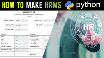 How to make HR Payroll Employee Management Software in Python