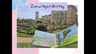 ☆ Isle of Wight Art Vlog ☆ Plein Air Urban Sketching Travel Vlog & What's In My Bag