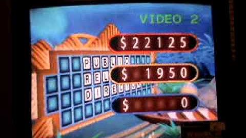 PS2 Wheel of Fortune 3rd Run (Game 15 Part 2)