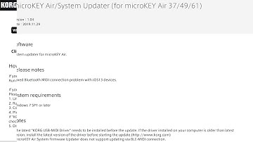 [FIX] bluetooth microkey air system updater ios 13 tutorial