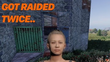 I GOT RAIDED TWICE.....HALLOWEEN PT 2 | Rust Console Ep. 6