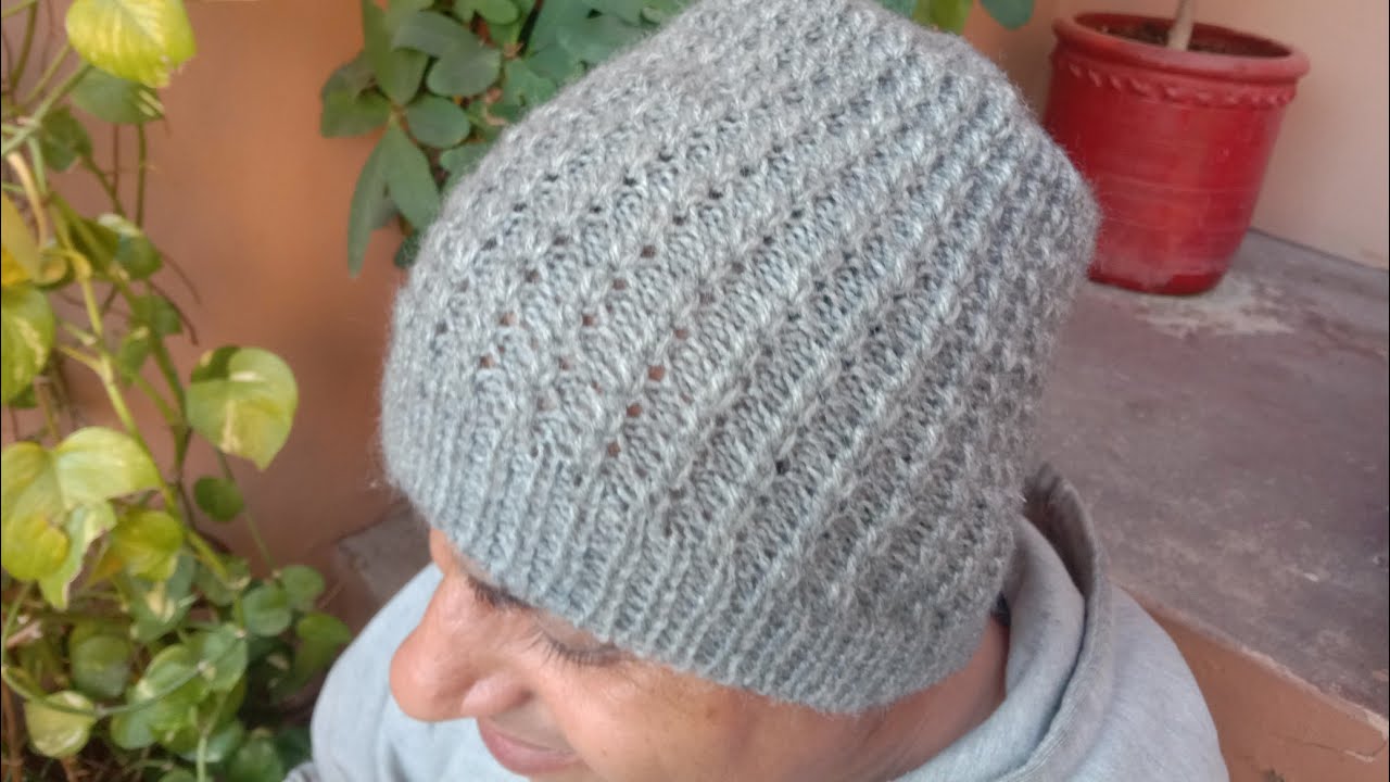 Gents and ladies Cap # बुनाई में बनाएं टोपी knitting design
