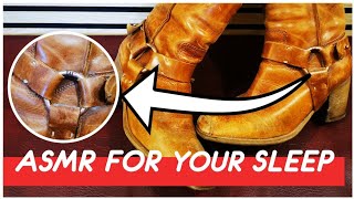 Sleep Soundly with Relaxing [ASMR] Boot Shine #shoeshineasmr #asmrnotalking