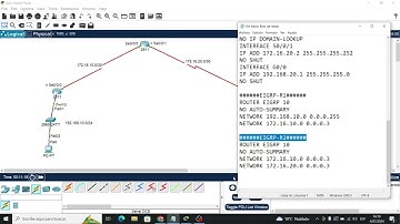 PROTOCOLO EIGRP EN CISCO PACKET TRACER