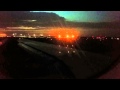 Взлет из Москвы ночью Take off from Moscow on night Aeroflot Airbus 320 Full HD