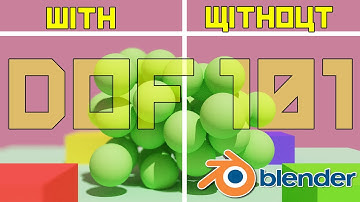 Depth Of Field Blender TUTORIAL for NOOBS