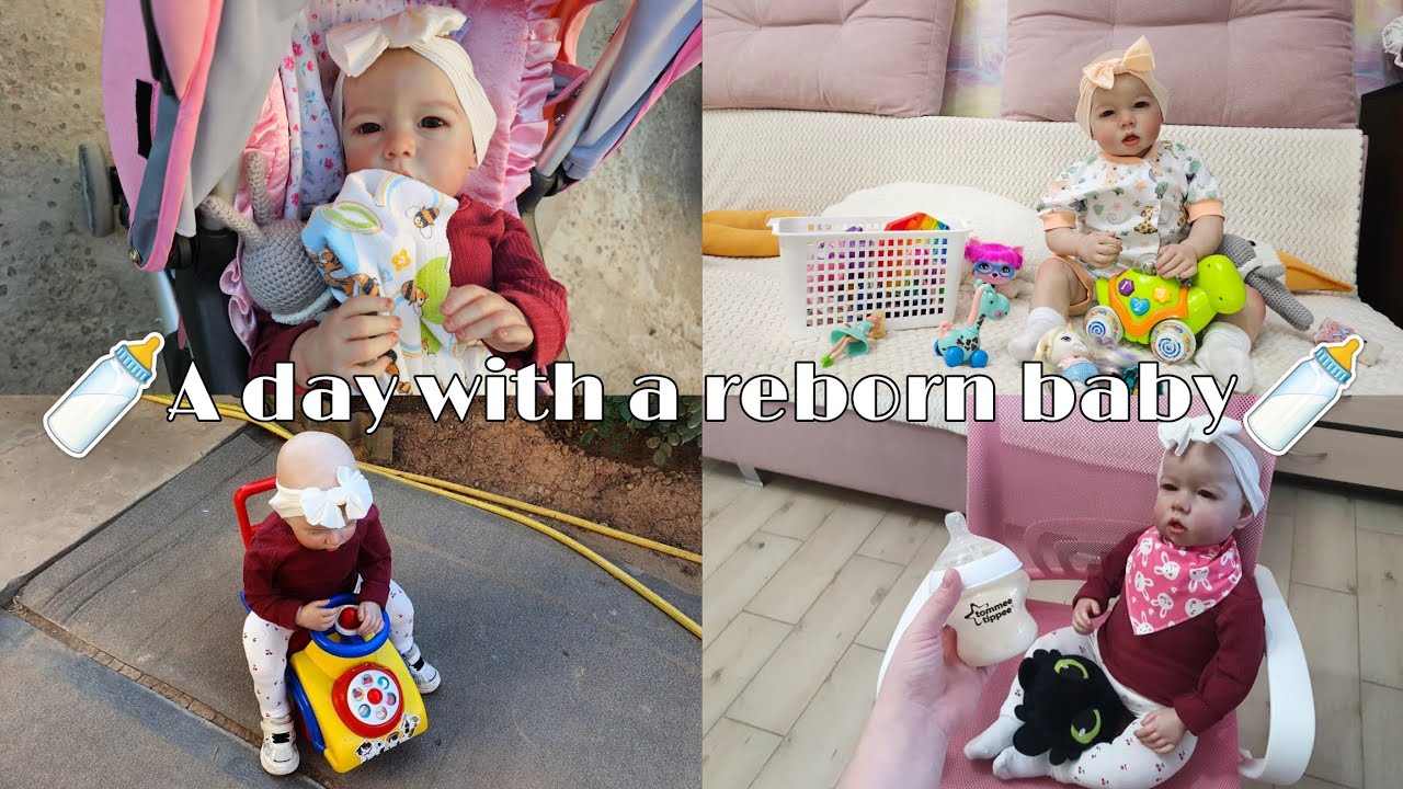 ВЛОГ 🌸 День с реборном 🌸 целый день с Аришкой ❤️ Dashyko reborn baby 