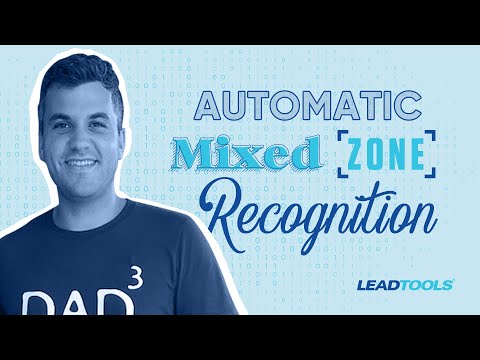 .NET5 and LEADTOOLS Automatic Mixed Zone OCR/ICR Recognition