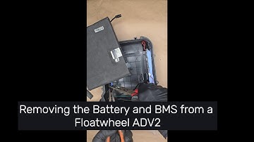 Removing the rear battery and BMS from an ADV2 Floatwheel