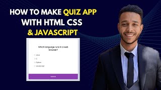 How To Make Quiz App Using JavaScript | Build Quiz App With HTML CSS & JavaScript.