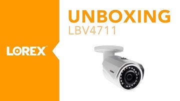 Unboxing the LBV4711 MPX Bullet Security Camera
