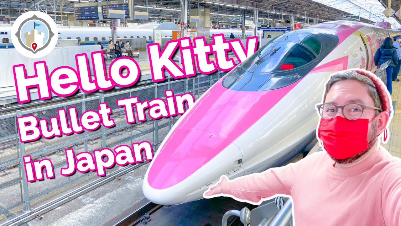 What it's like riding the Hello Kitty Shinkansen in Japan! | Japan Travel Vlog 2022