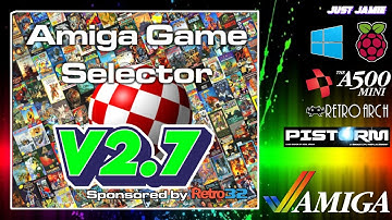 Amiga Game Selector Latest V2.7 2025 - Stress Free Setup! #amiga #commodoreamiga #ags