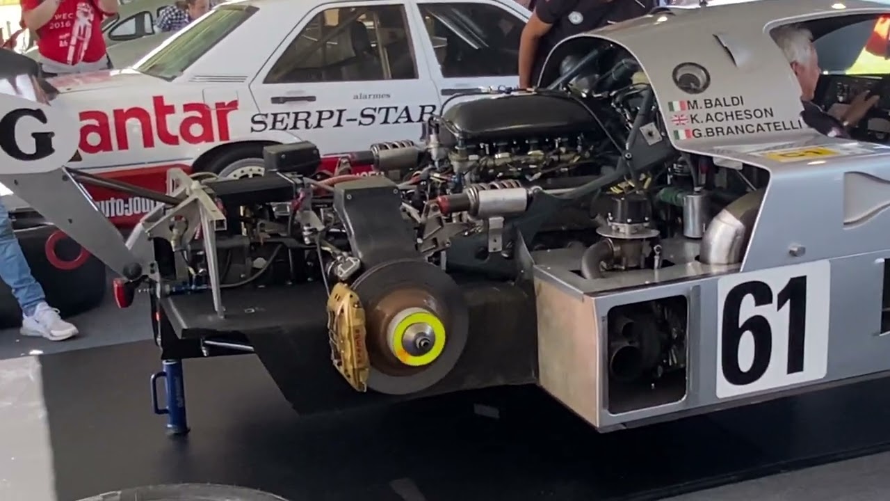 2022 Le Mans Classic Sauber Mercedes C9 Group C Warm-Up