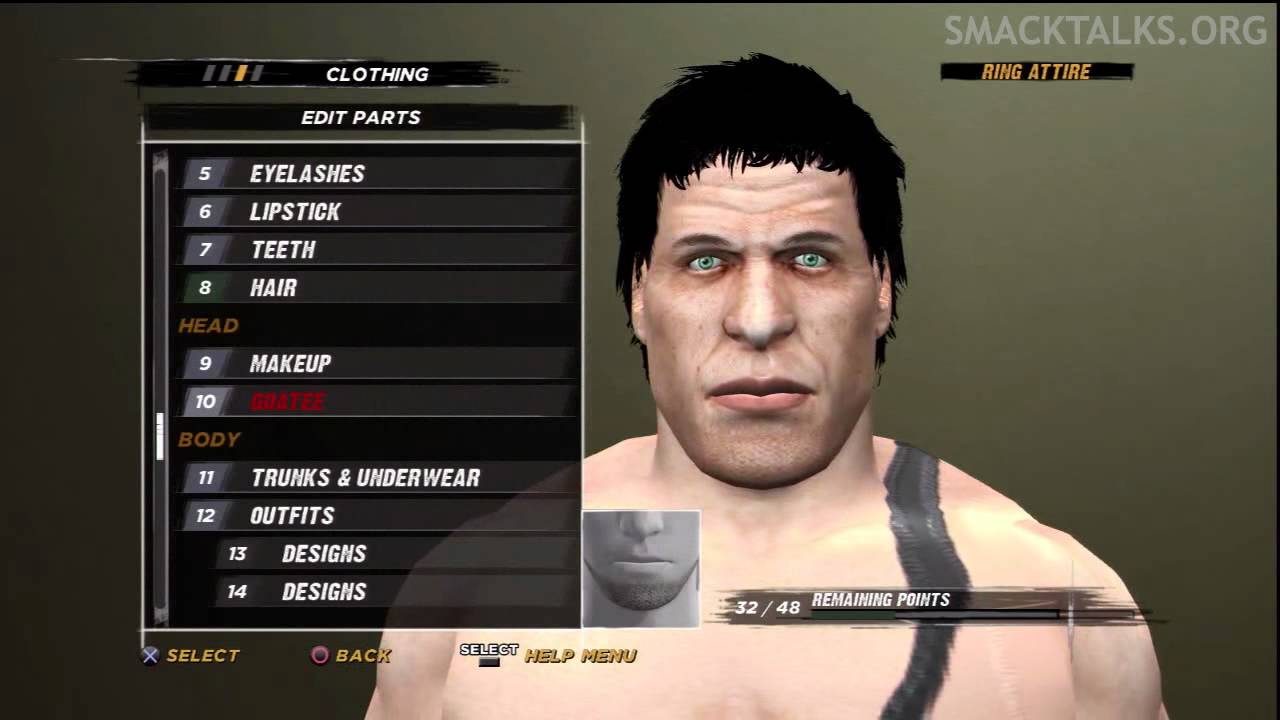 WWE '12 Andre The Giant CAW Formula by defdave_80s
