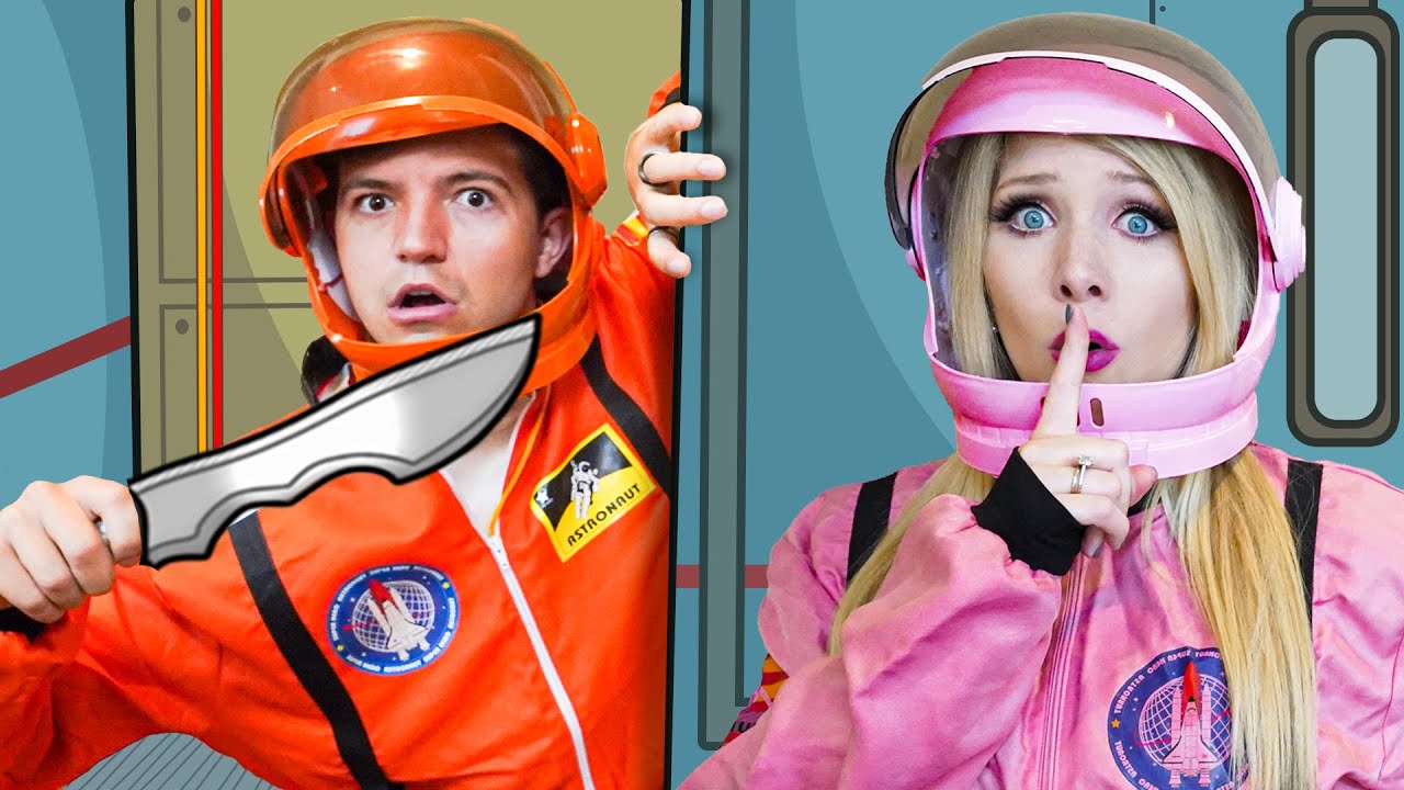 Real Life AMONG US Hide and Seek! - Challenge