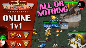 Command and Conquer Remastered: Red Alert (RA) - 1v1 Online Multiplayer Ranked Gameplay