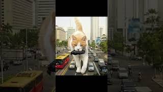 Asi seria el mundo si los gatos fueran gigantes #reaccion #datos