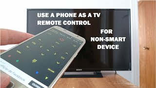 How to use a smartphone as a TV remote control for non-smart TV, no internet required screenshot 4