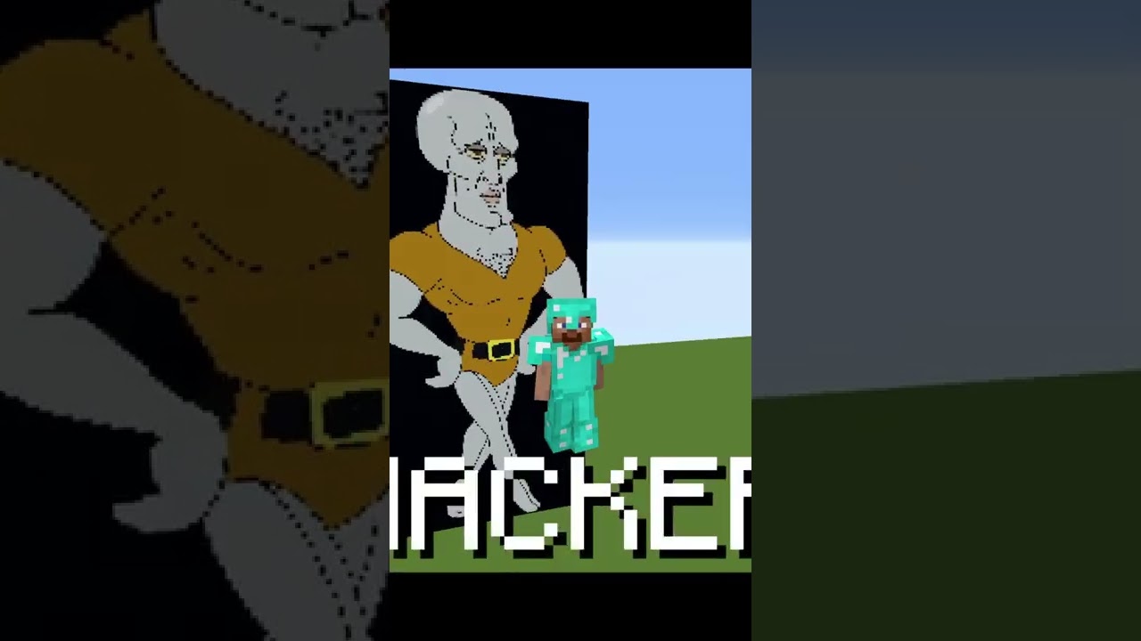 SQUIDWARD Minecraft Pixel Art NOOB VS PRO VS HACKER 