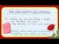New Year Card Writing 2026/Happy New Year Card 2026/Happy New Year Greeting Card/New Year Card 2026