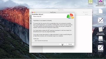 PatternMaker on a Mac