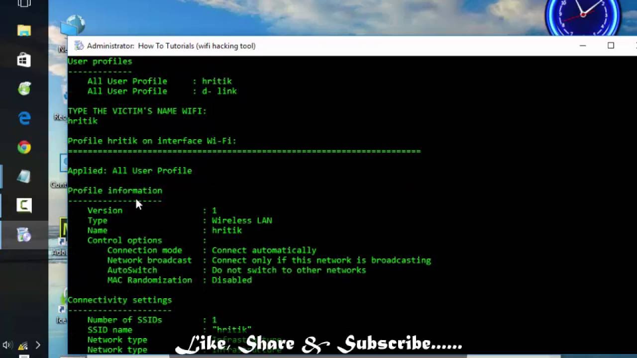 How to hack wifi password with software - YouTube
