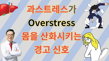 활성산소의 근원  과스트레스 overstress 가 몸을 산화시키는 조기신호  early