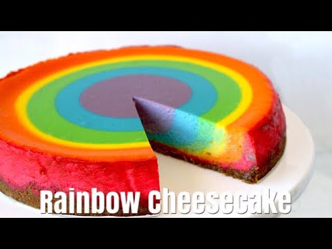 Video: Hoe Maak Je Een Regenboog Cheesecake