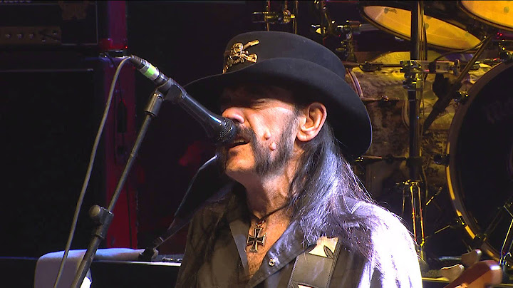 Ace of Spades Live version - Live performance video thumbnail