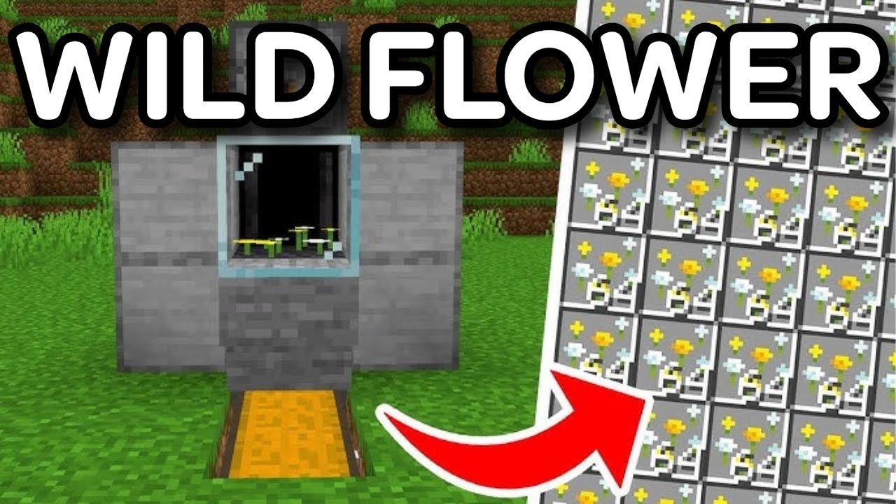 Minecraft Wild Flower Farm Java 1.21.11 - YouTube
