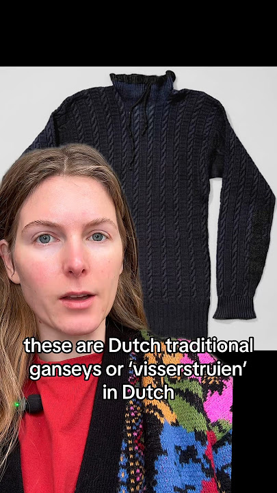 The story of Dutch ganseys🫶 #dutch #ganseys #netherlandstourism #dutchculture