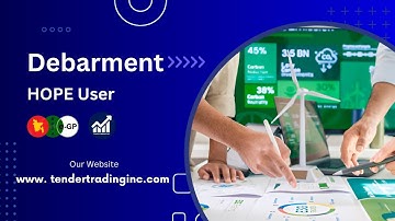 Debarment | HOPE User | e-GP Tutorial | Tender Trading Inc.