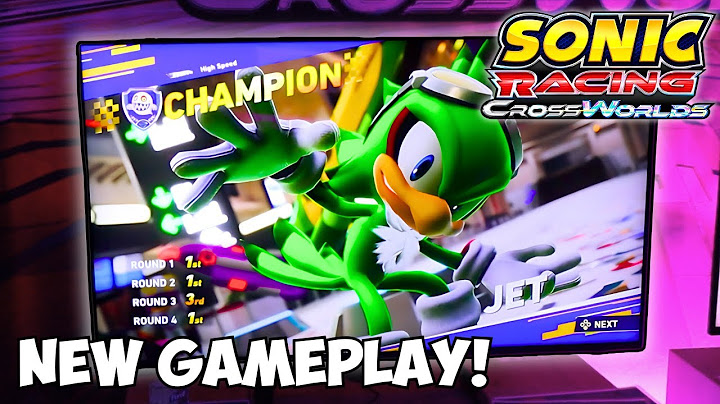 Sonic Racing: CrossWorlds Jet Gameplay @ Summer Game Fest 2025