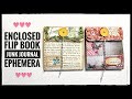 Junk journal ephemera  enclosed flip books