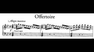 Gervais-François Couperin - Offertoire [en sol Mineur] (avec Partition)