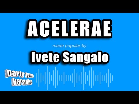 Video thumbnail for Ivete Sangalo - Acelerae