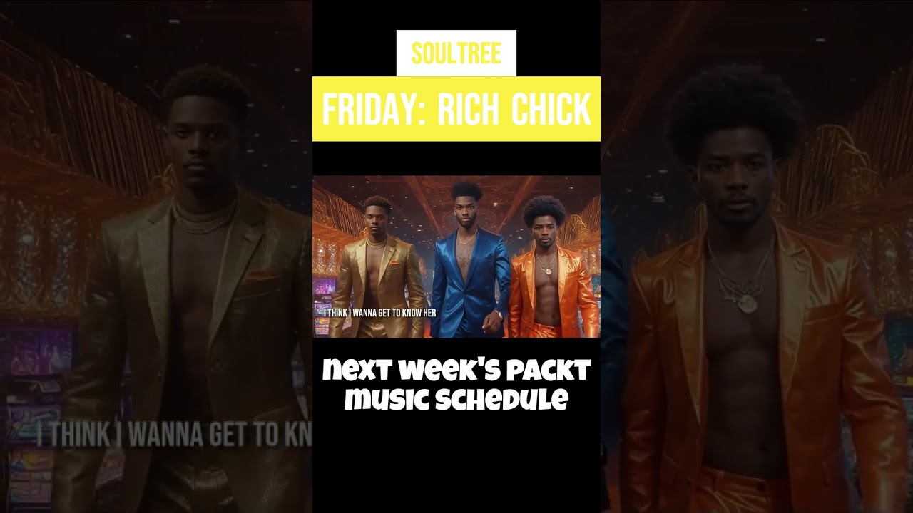 🚨🚨🚨NEXT WEEK'S PACKT MUSIC SCHEDULE!🚨🚨🚨 