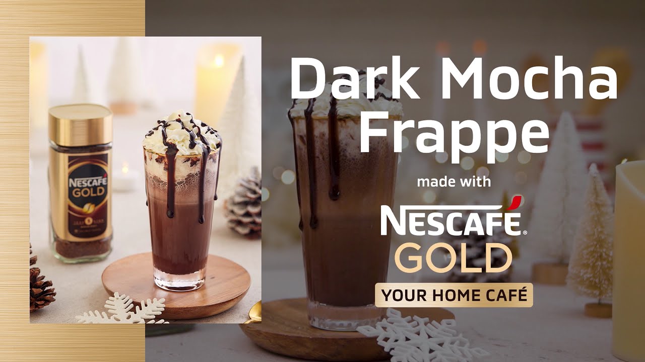Dark mocha frappuccino