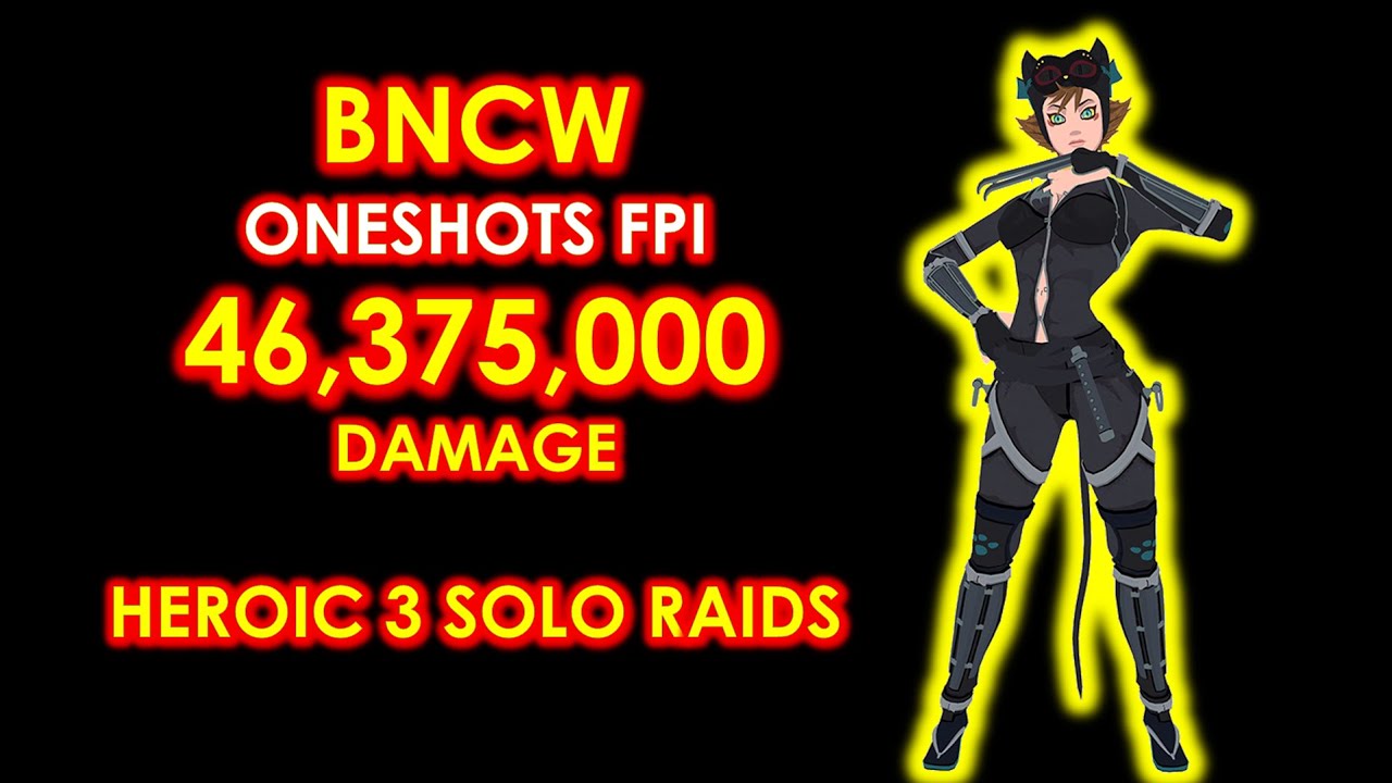 Injustice 2 Mobile Solo Raid | BNCW ONESHOTS FPI | BNCW vs FPI | Heroic 3 Solo Raids |